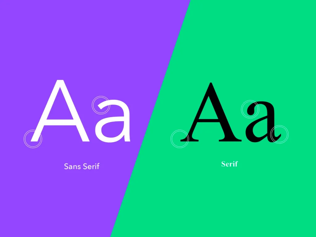 police sans serif vs serif